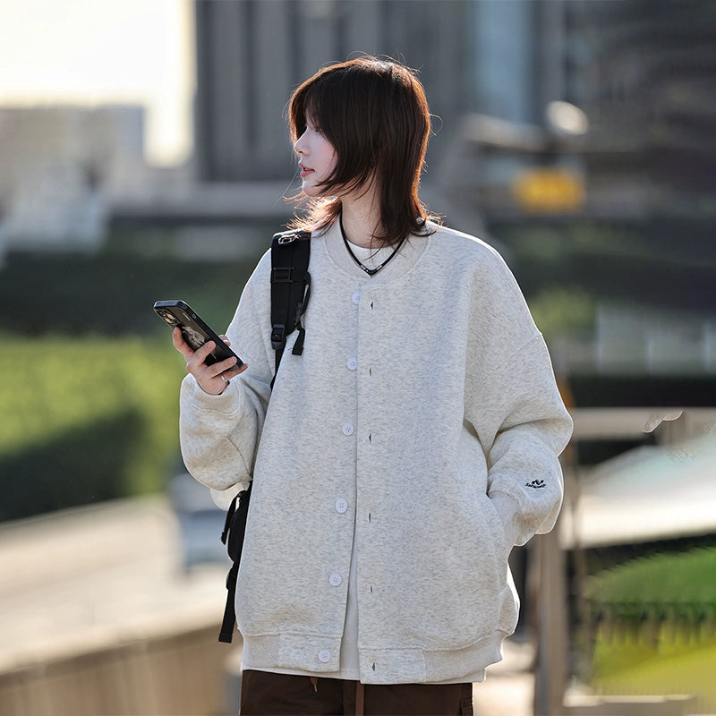 Jacket men's and women's new lazy style cardigan jacket No.1321