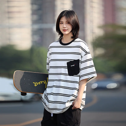 Striped short sleeve T-shirt No.549