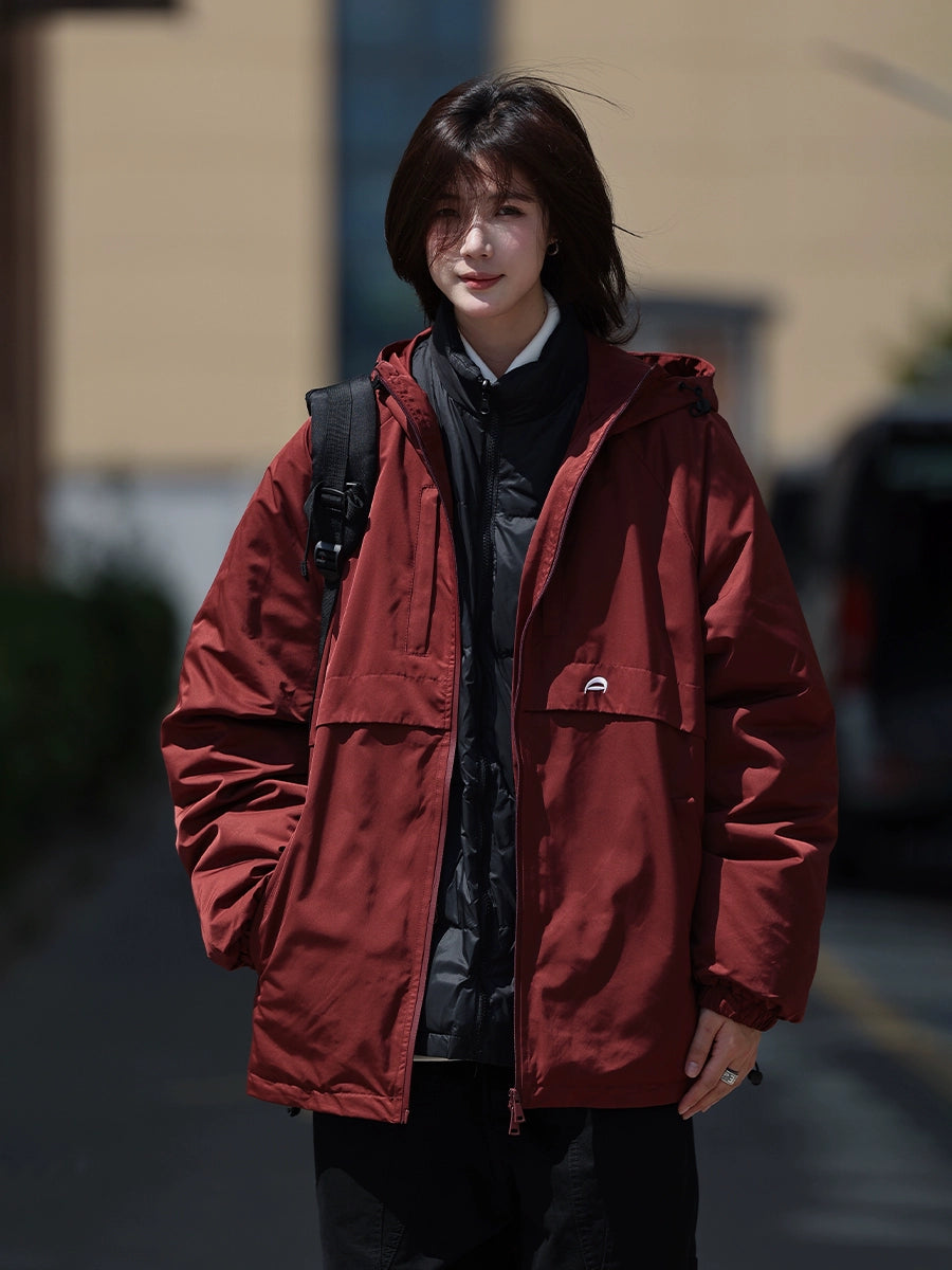 2-in-1 Duck Down Detachable Inner Windbreaker