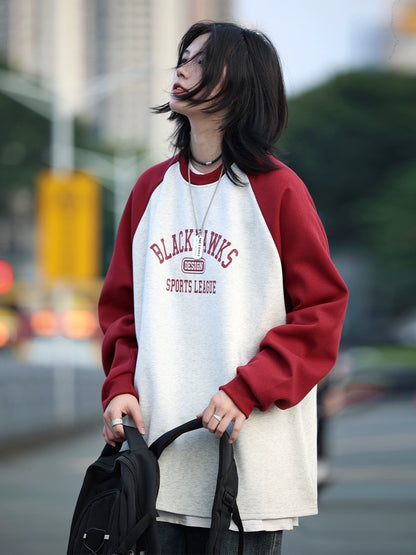 Raglan sleeve sweatshirt No.936