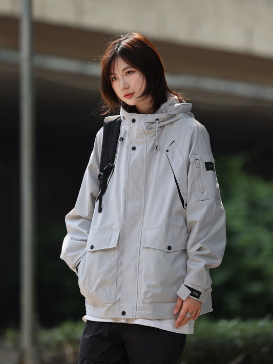 Cargo functional windbreaker jacket No.1359