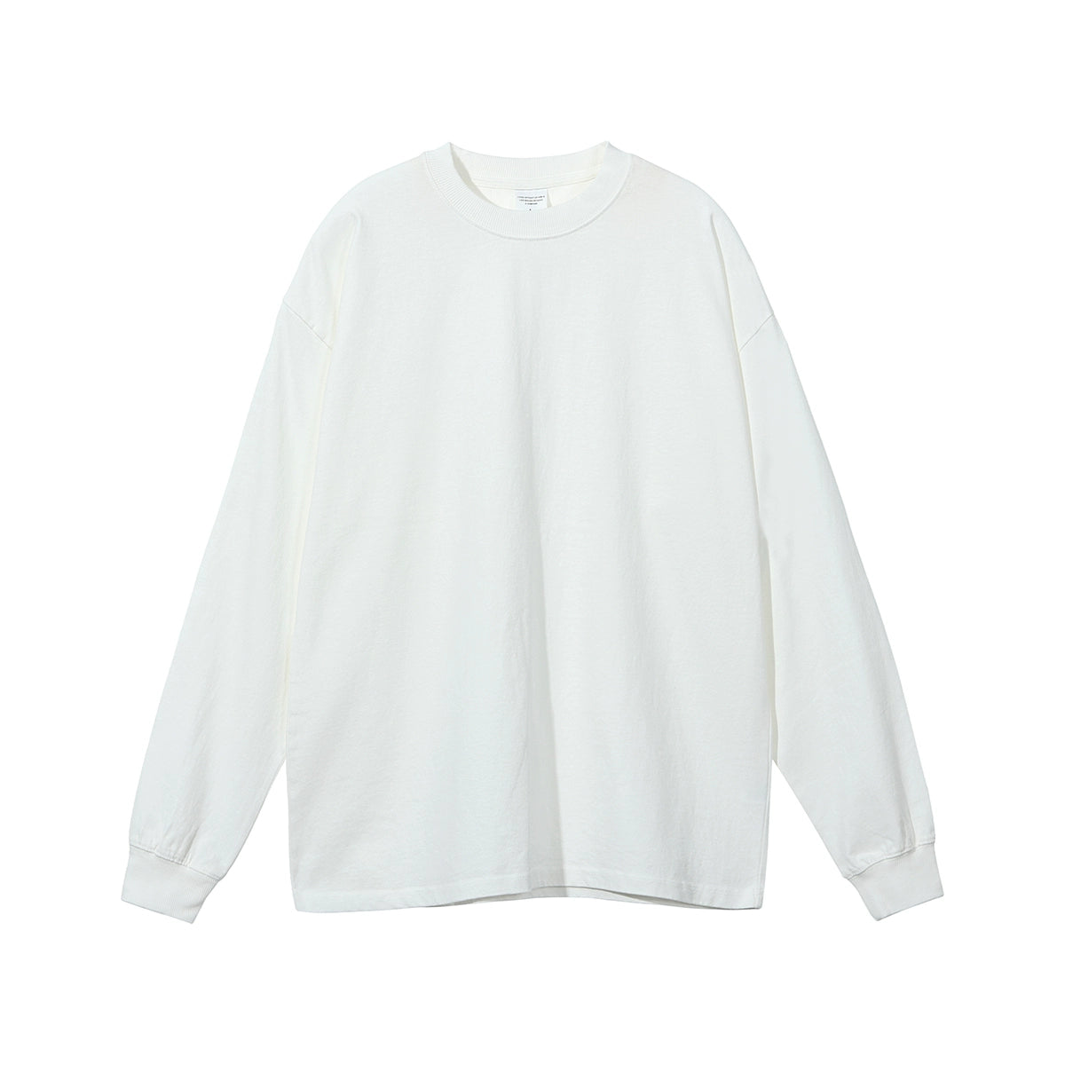 solid color long-sleeved t-shirt No.406