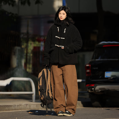 Rams wool hooded coat No. 1883