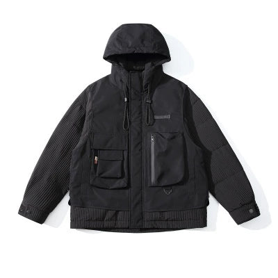 [DUCK DOWN] fake two-piece down jacket, puffer No.1130