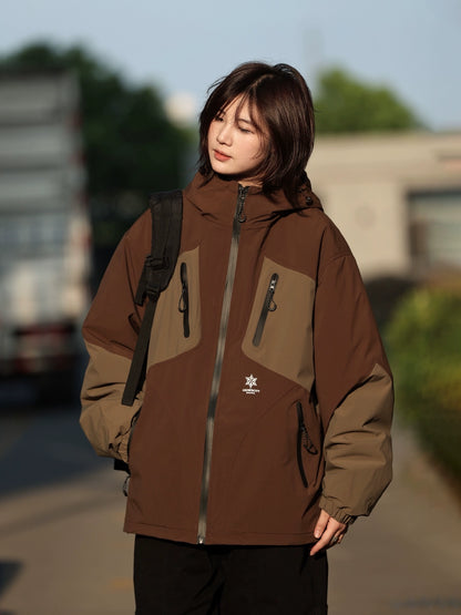 2-in-1 Duck-Down Detachable Inner Windbreaker No.1377