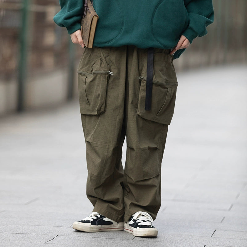 Loose casual straight long pants No.88