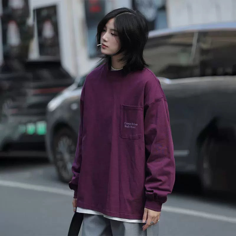 Crew neck spring and autumn long sleeves No.1478