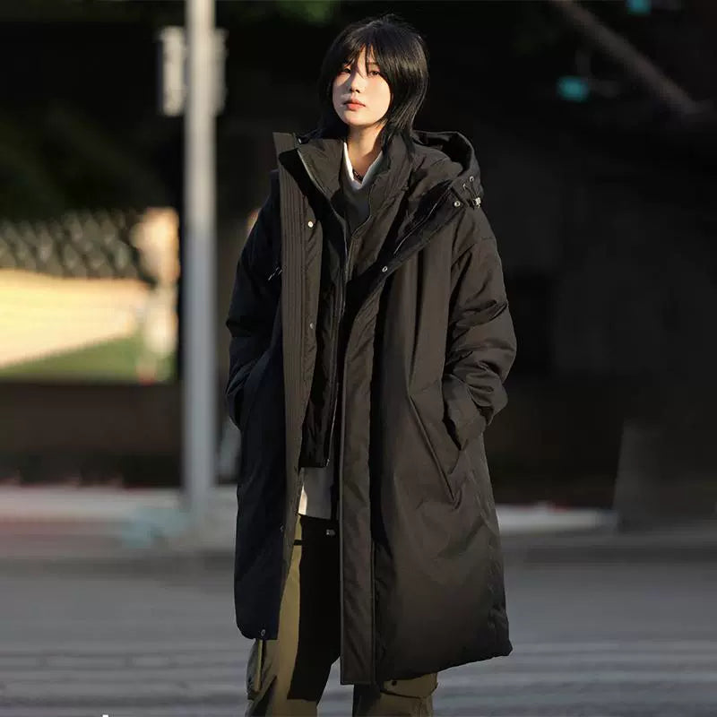 90 white duck down, long down jacket No.1456