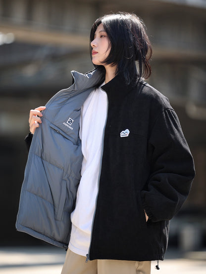 [DUCK DOWN] Reversible down jacket corduroy jacket No.981