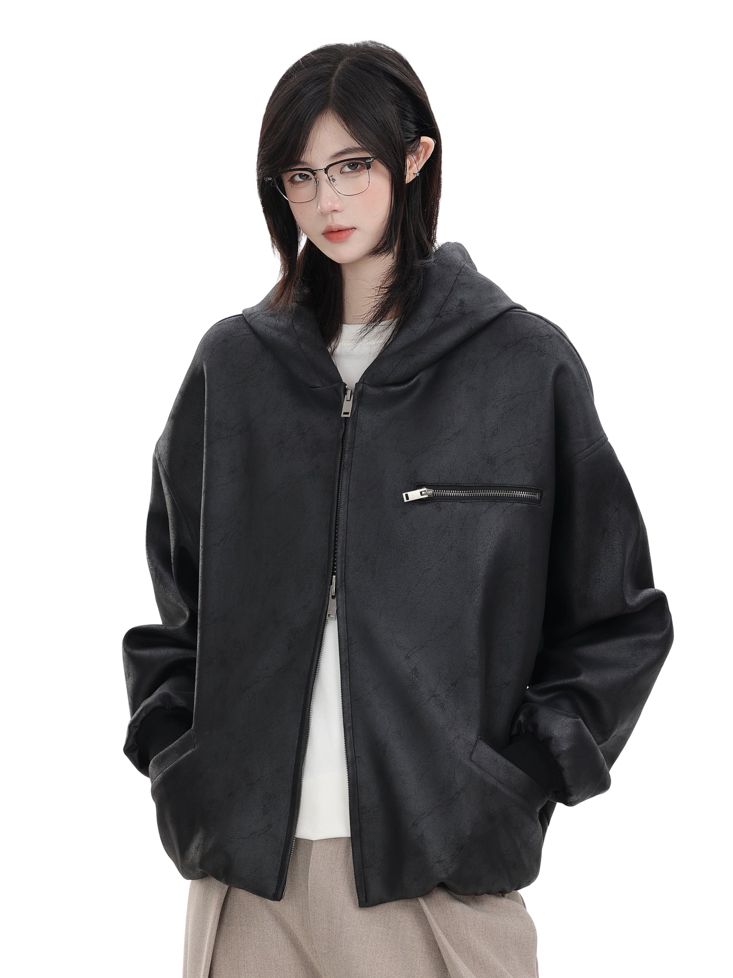 Vegan Leather Jacket No. 1581