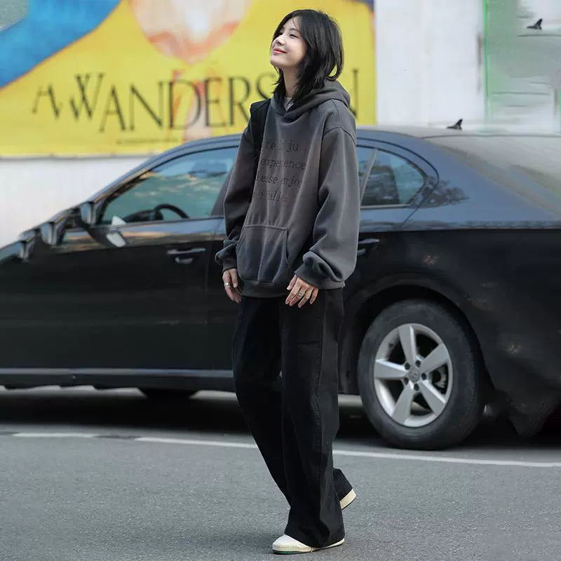 Washed heavy hooded sweatshirt No.1494