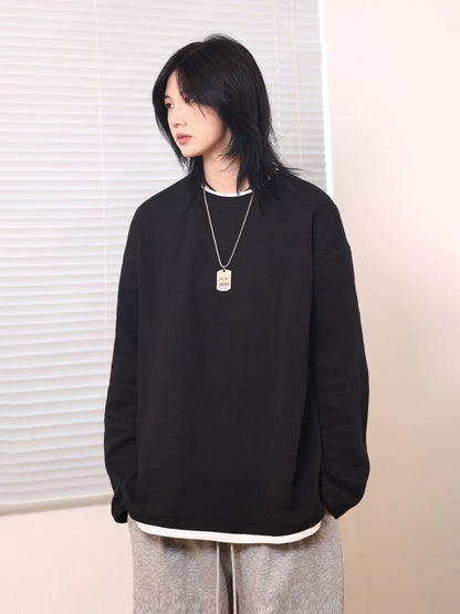 Fake two long-sleeved men's and women's sweatshirts No.1402