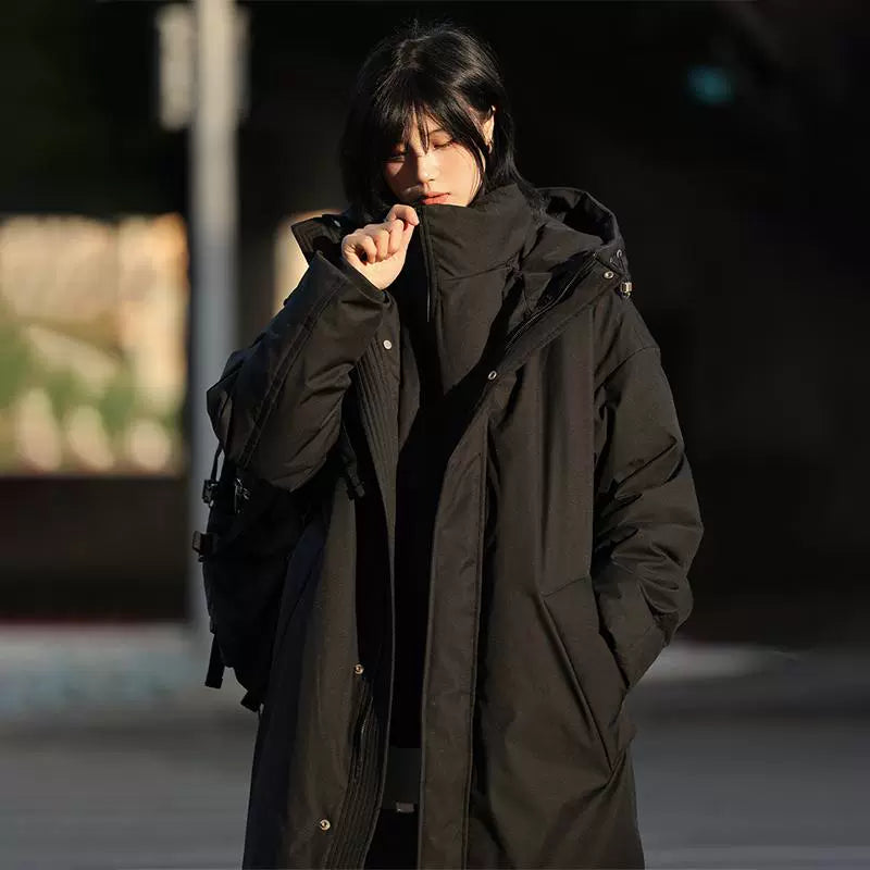 90 white duck down, long down jacket No.1456