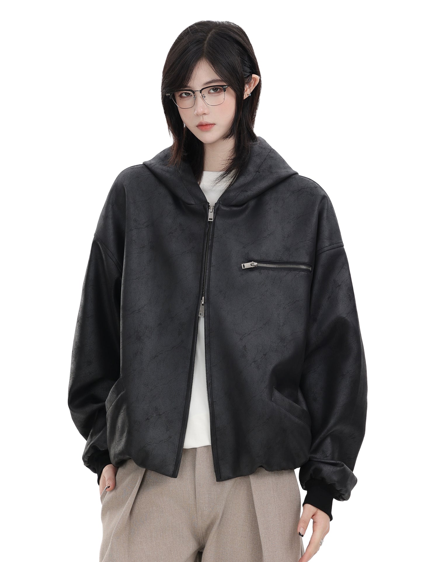 Vegan Leather Jacket No. 1581