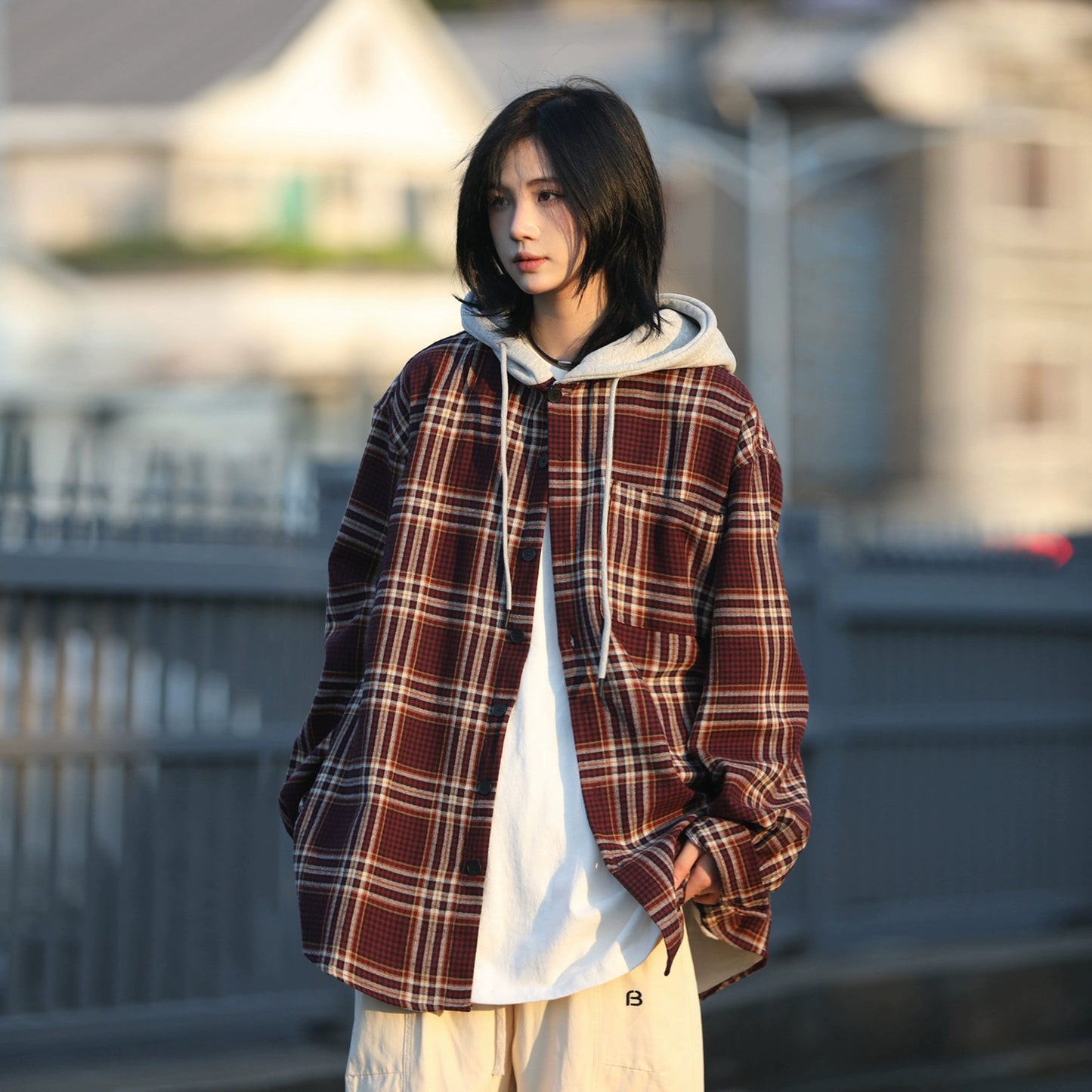 hooded shirt, jacket No.147