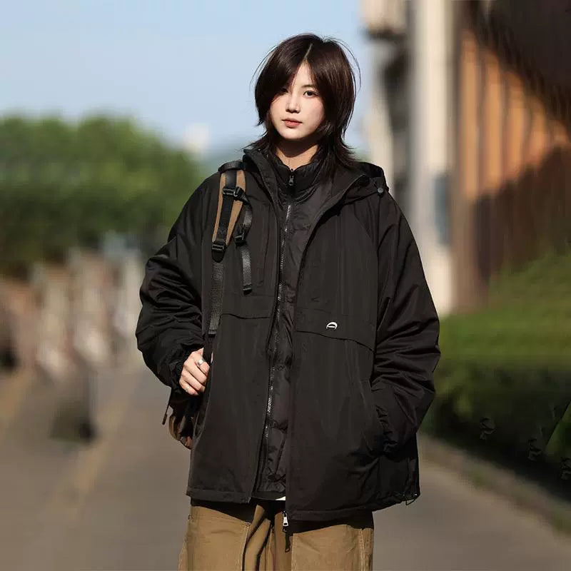 2-in-1 Duck Down Detachable Inner Windbreaker