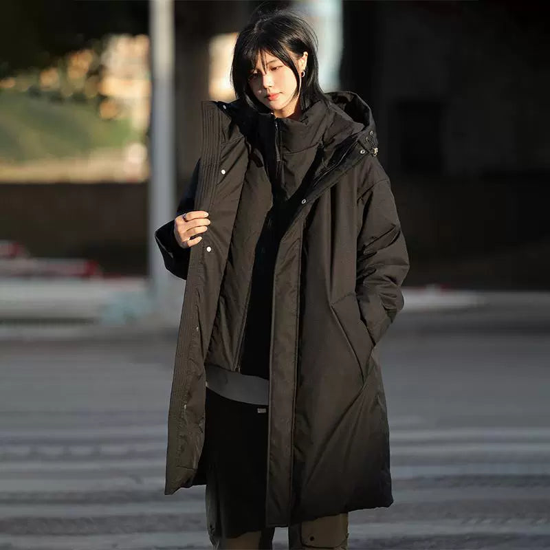 90 white duck down, long down jacket No.1456