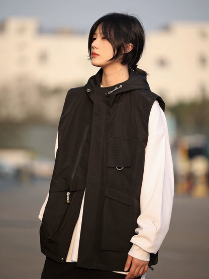 Vest, hooded overalls, jacket No.1216