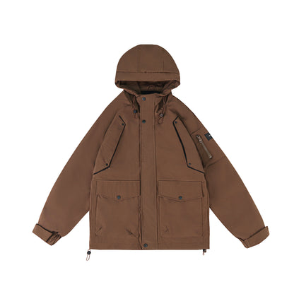 Cargo functional windbreaker jacket No.1359