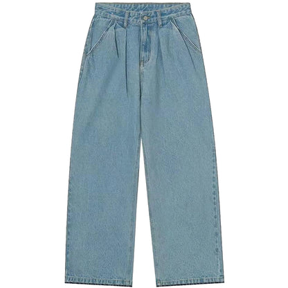 casual jeans summer loose straight wide-leg pants No.366