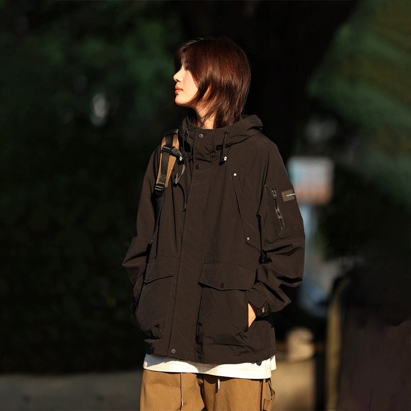 Cargo functional windbreaker jacket No.1359