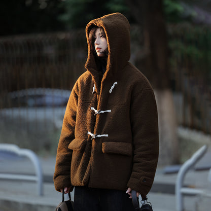 Rams wool hooded coat No. 1883