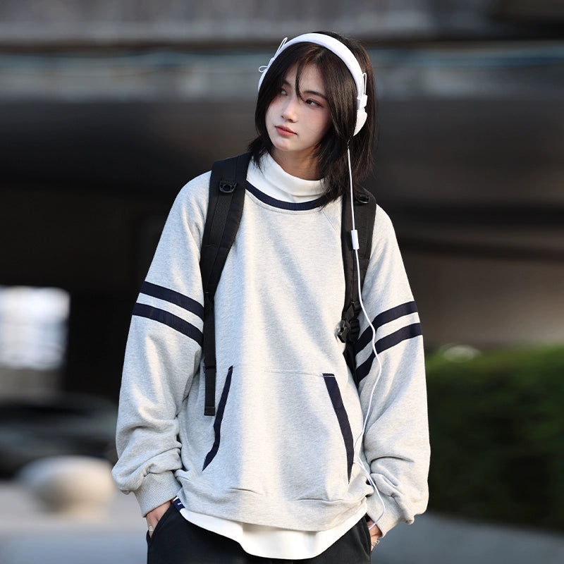 Round neck sweater, sweatshirt No.411