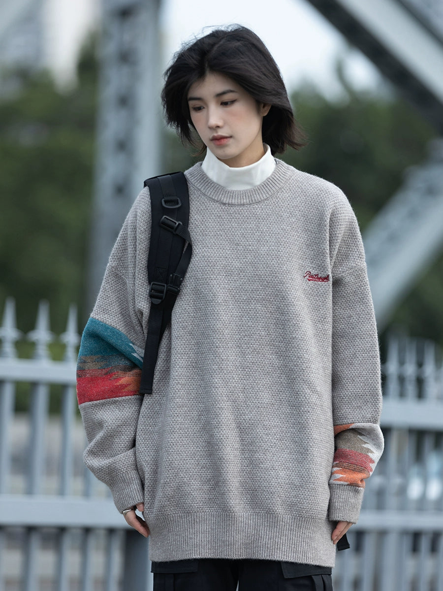 Sweater men's pullover knit No.1014