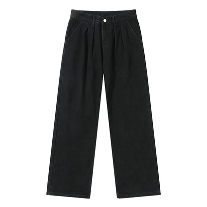 casual jeans summer loose straight wide-leg pants No.366