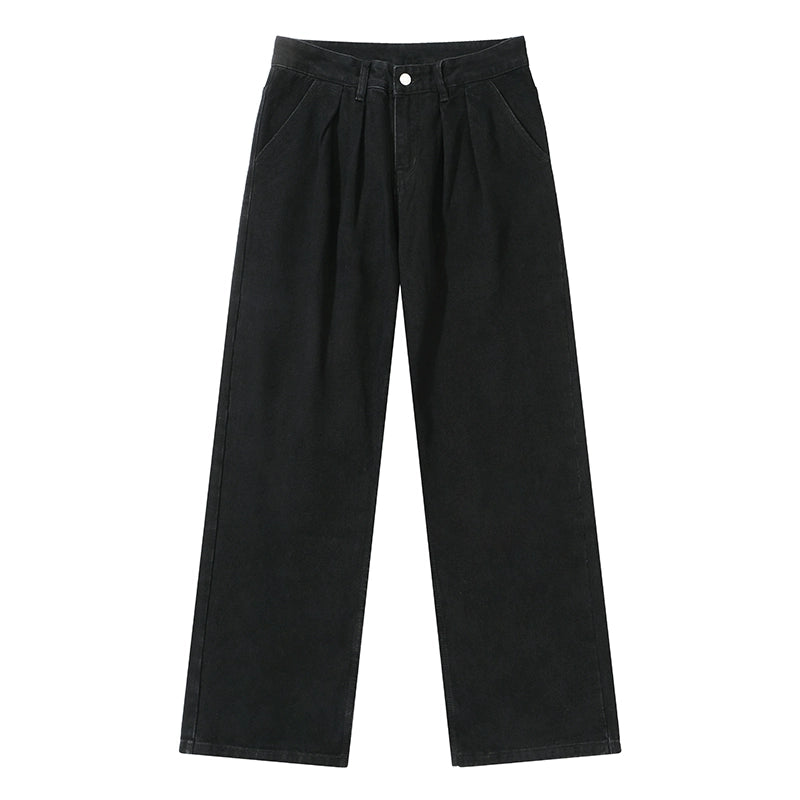 casual jeans summer loose straight wide-leg pants No.366