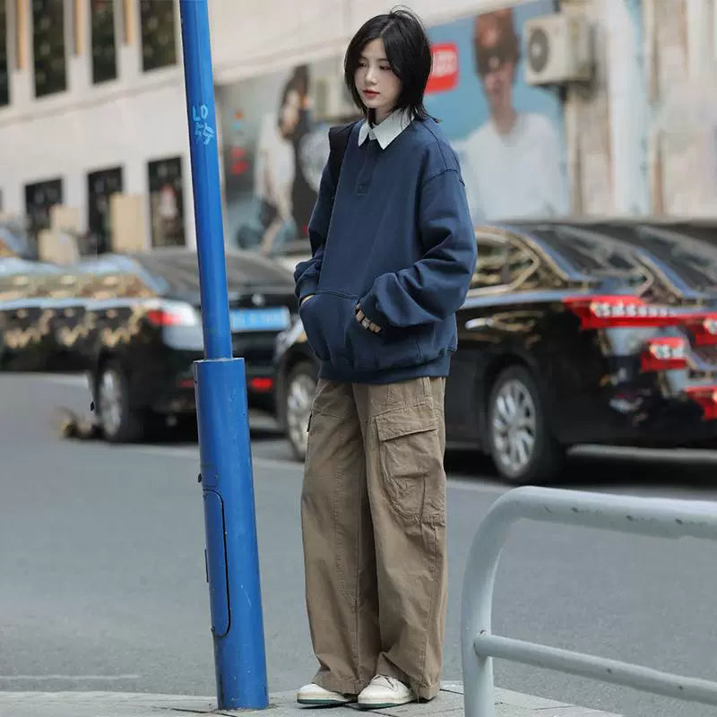 Polo collar sweatshirt No.1511