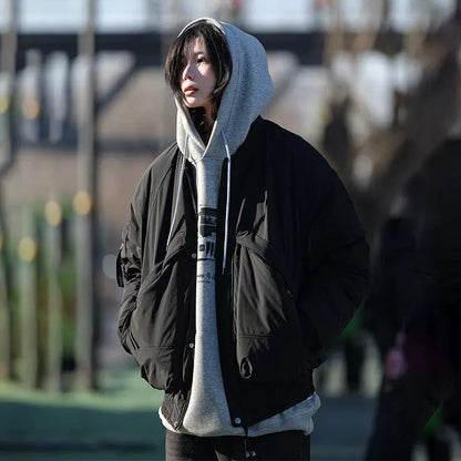 White duck down, Japanese retro baseball uniform jacket No.1475