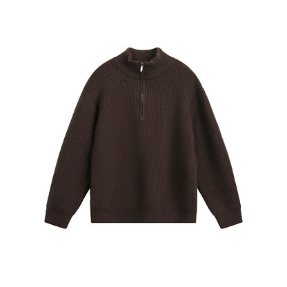 Half Zip-Up Knitwear No.1650