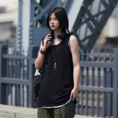 sleeveless t-shirt No.375