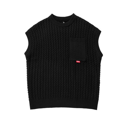 knitted sweater knitted vest No.151