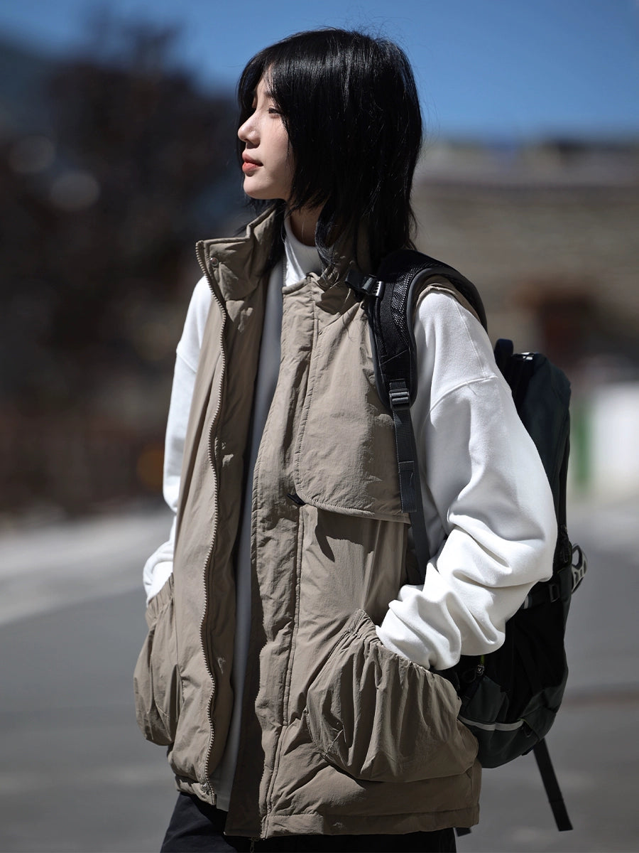 [DUCK DOWN] padded vest No.1000