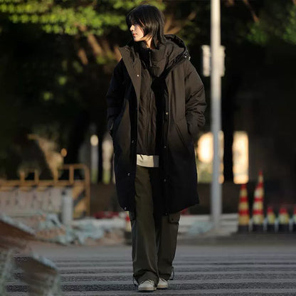 90 white duck down, long down jacket No.1456