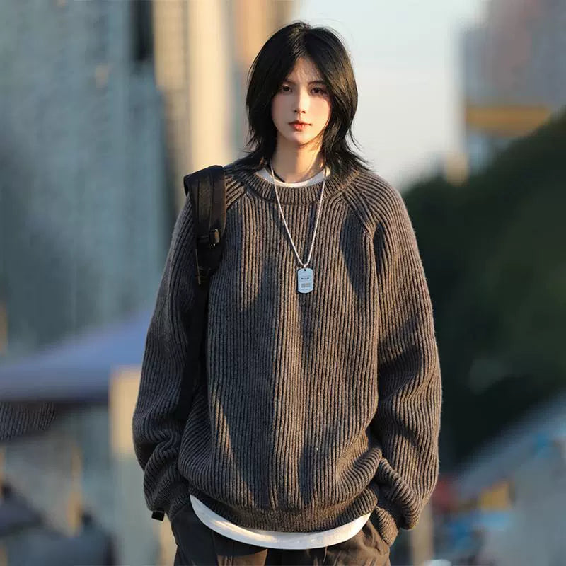 Loose sweater men's and women's pullovers No.1407