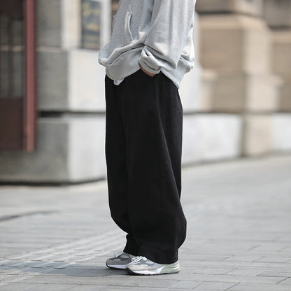 casual pants drape straight No.340