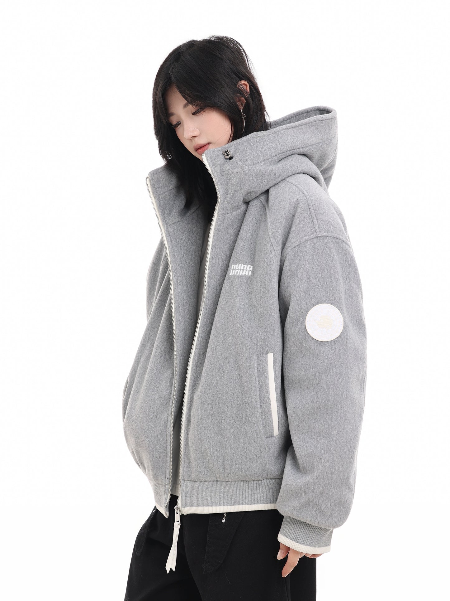 Quilting Hooded Jumper No. 1721