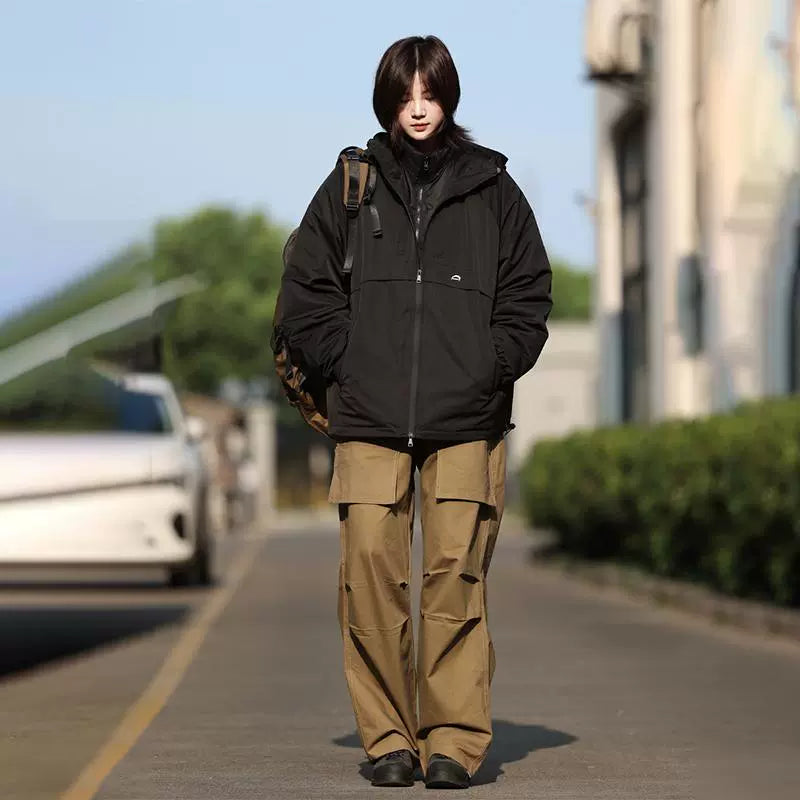 2-in-1 Duck Down Detachable Inner Windbreaker