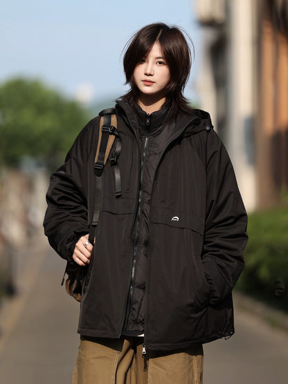 2-in-1 Duck Down Detachable Inner Windbreaker