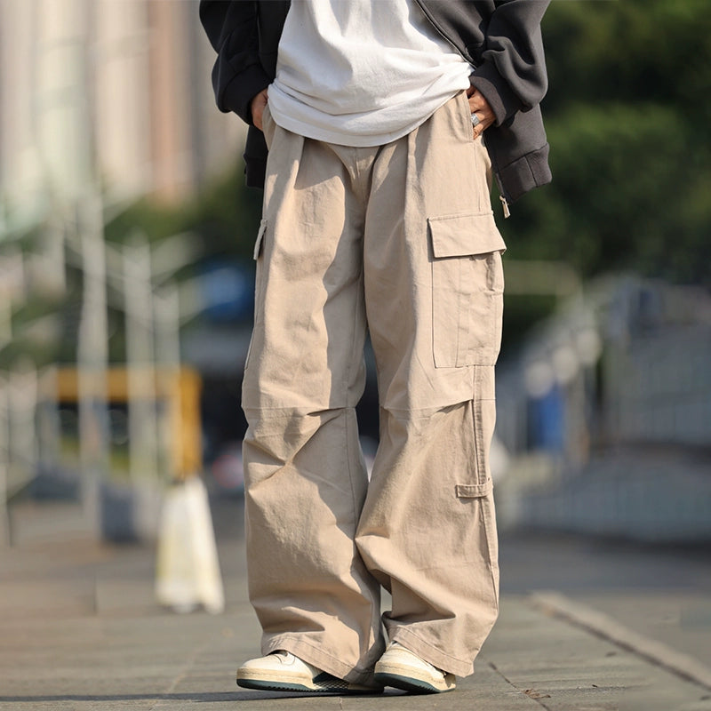 Cargo pants, men's Japanese wide legs No.1295