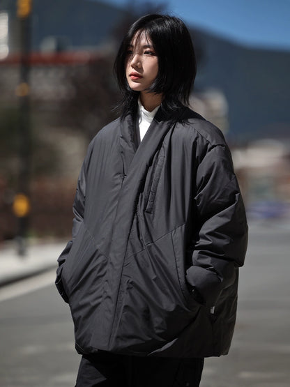 V-neck padded jacket, puffer No.1003