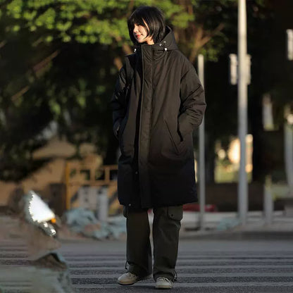 90 white duck down, long down jacket No.1456