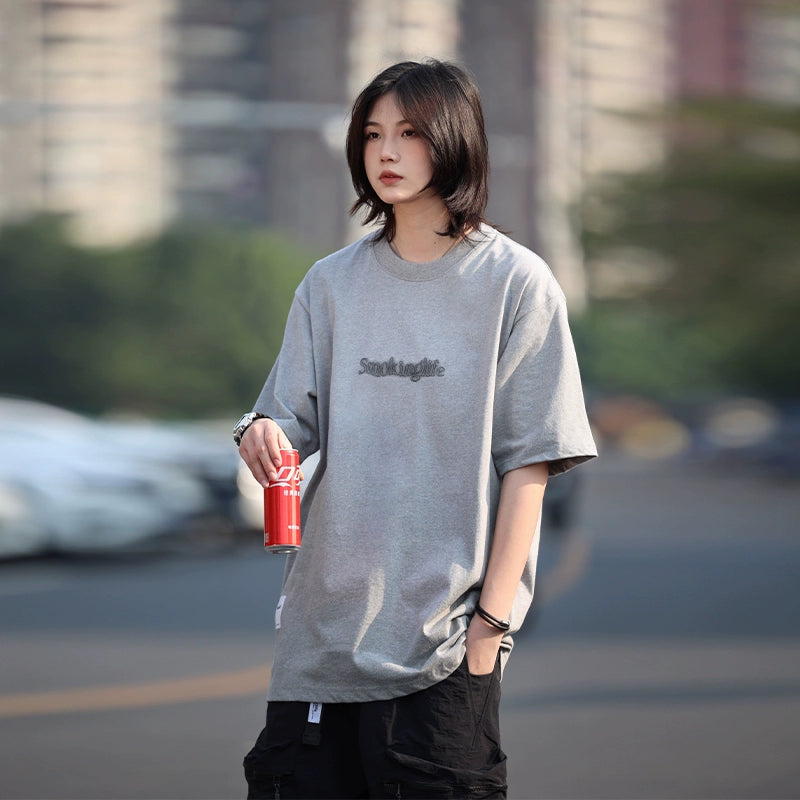 round neck short sleeve t-shirt No.554