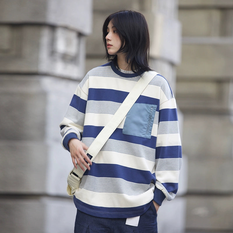 long-sleeved round neck sweater No.106