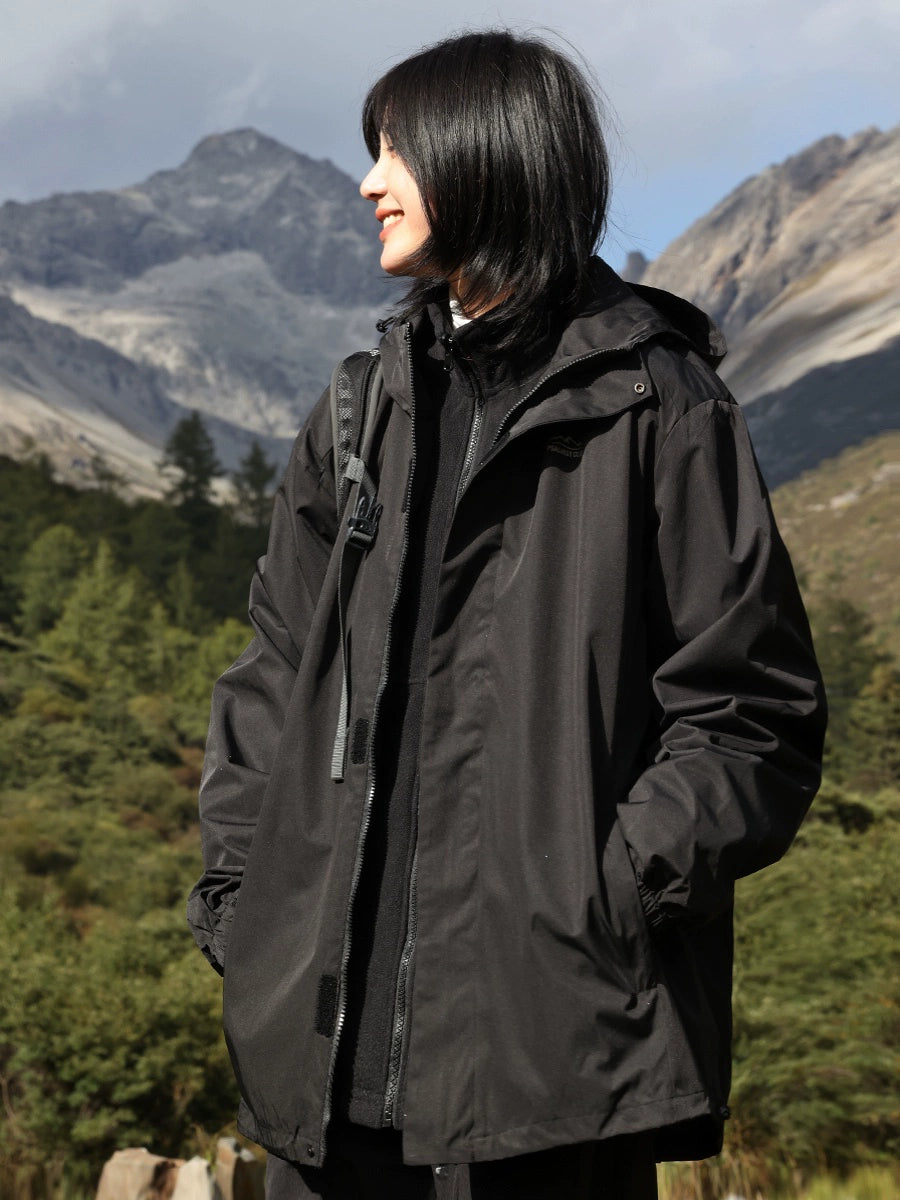 2in1 Waterproof detachable Fleece jacket No.897