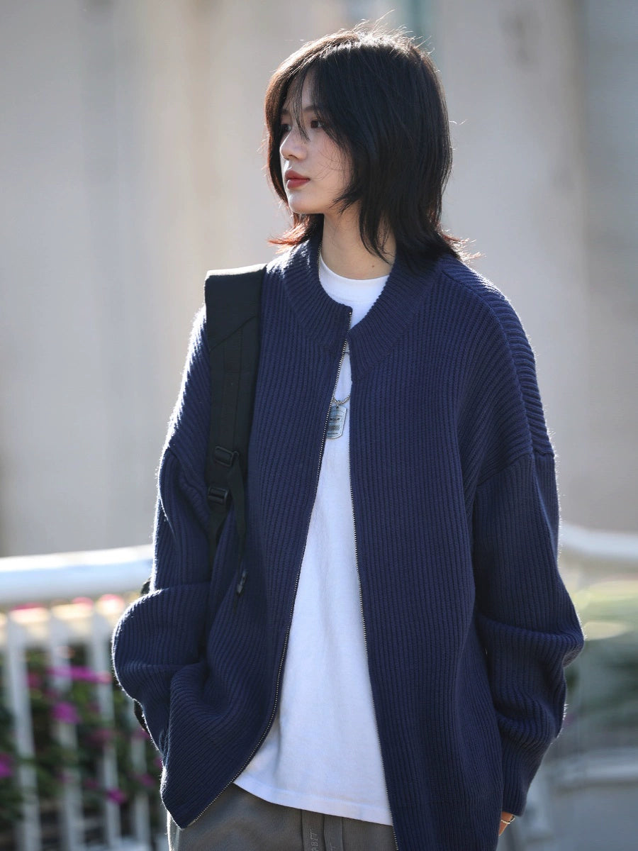 Cardigan, jacket, zip-up sweater, knitwear No.1009