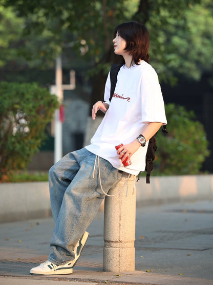 Summer round neck short sleeve t-shirt No.563